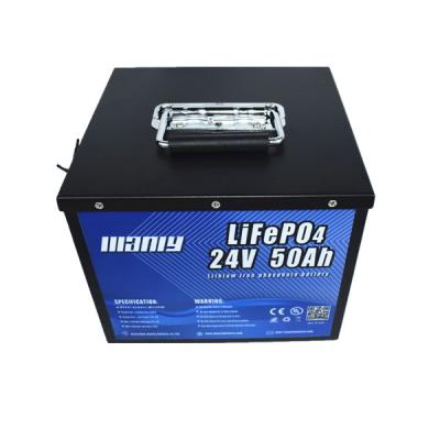 China Metal Shell Lithium Ion Battery 25.6V 50Ah Waterproof For Robotics for sale