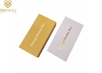 China CMYK Gold Foil Stamping Makeup Packaging Boxes for sale