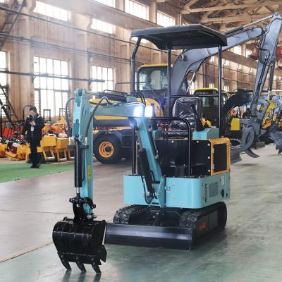 China Custom 1.6 Tonne Excavator 13.6KW Mini Digging Equipment With Retractable Shoes for sale