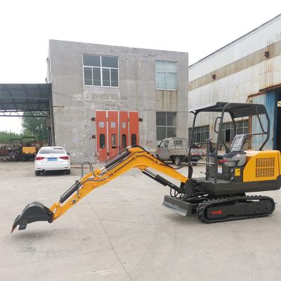 China Hydraulic Tiny Mini Excavator 2000kg 4km/h Compact Digging Equipment for sale