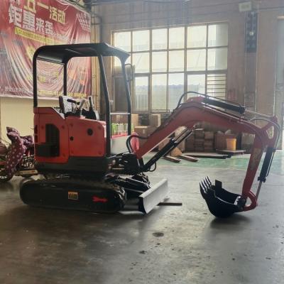 China Sunroof Mini Hydraulic Excavator Rubber Tire 3 Tone Digger ISO Certifie for sale