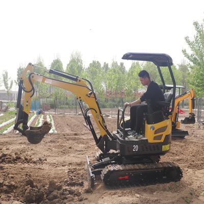 China 2000Kg de múltiplos propósitos Mini Backhoe Excavator High Configuration sem cauda à venda