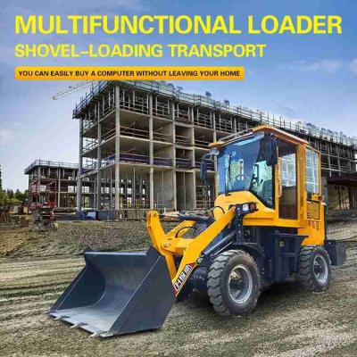 China Yellow Construction Wheel Loader Machine 42kw 5300*1900*2700mm With Isuzu Axle for sale