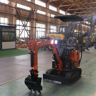 China Multifunctionele 1,2 Ton Mini Crawler Excavator With Changchai 192 Motor Te koop