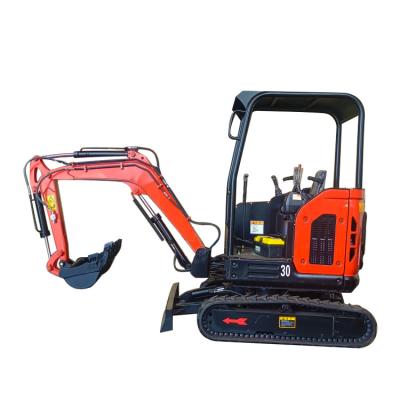 China Sunroof Rubber Tire Mini Excavator Customized 3 Tone Digger with Changchai 390 for sale