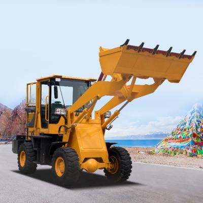 China 0.7 Ton Small Articulating Front End Loader , Compact Wheel Loader Excavator for sale