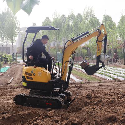 China Los excavadores de JG trabajan a máquina la automatización Mini Small Micro Crawler hidráulico 1,8 Ton Bagger Digger Mini Excavator 1 2 3 toneladas en venta