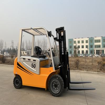 China Compact Electric Forklift Truck Manufacturer 5 Ton Color Customized for sale