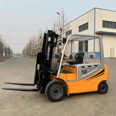 China 5 55*150*1070 modificados para requisitos particulares Ton Electric Forklift Truck Color con el motor de CA en venta