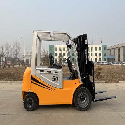 Chine Chariot élévateur adapté aux besoins du client de batterie, 5 Ton Seated Electric Pallet Forklift à vendre