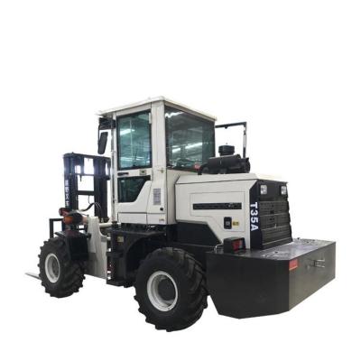China Diesel Powered Industrial Truck , Heavy Construction Forklift Truck Manufacturer for sale