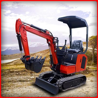 China Compact Small Excavation Equipment  ,  Mini Excavator 1T 2300*910*1940mm for sale