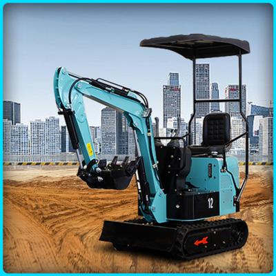 China Reliable Mini Hydraulic Excavator 1200Kg Powerful Mini Excavator Machine en venta