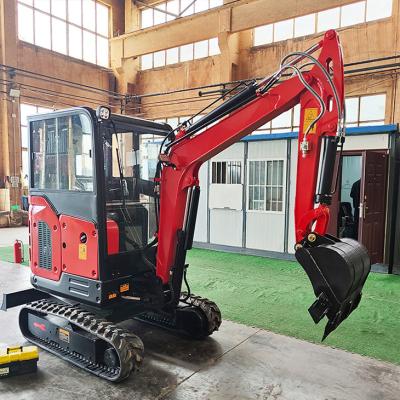 China Powerful Compact Micro Digger Excavator 1.35M Overall Width For Construction for sale