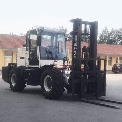 China Small Off Road Forklift Truck White 42KW 1220mm Fork Length Infinitely for sale