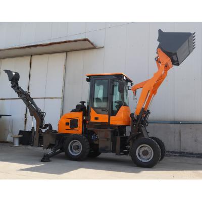 China Mini Tractor Front End Euro 5 Compact Backhoe Loader With Different Attachments for sale