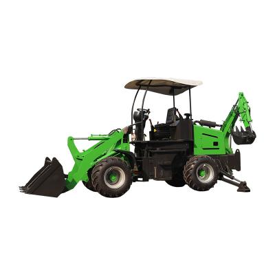 China Epa Ce Compact Backhoe Loader 55 Kw 0.8m3 Bucket Capacity for sale