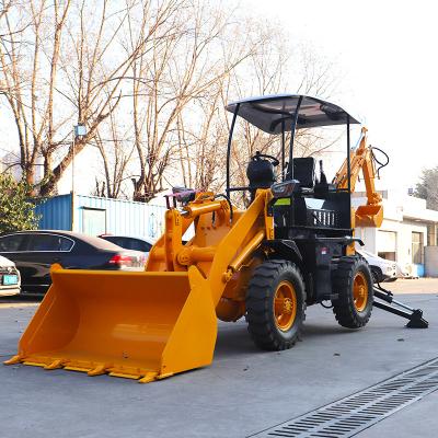 China Ce Epa Four Wheel Compact Tractor Loader Backhoe Front Diesel for sale