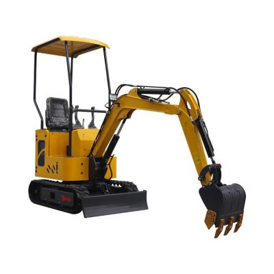 China Best Selling 1.0 Ton New CE ISO Small Digger Crawler Hydraulic Farm Garden Diesel Mini Excavator Price Te koop