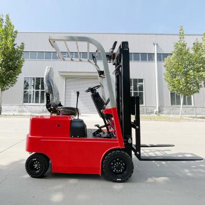 China Rough Terrain Small Capacity Warehouse Four Wheel Drive Lithium Battery Electric Mechanical Automatic Forklift for sale
