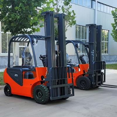 China CE ISO 2 Ton 3 Ton 5 Ton Lithium Battery Fully Hydraulic Electric Forklift for sale