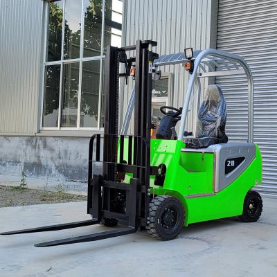 China Farm Warehouse Hydraulic Electric Forklift 2 Ton 3 Ton 60V Lithium Battery  for sale