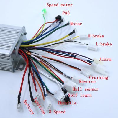 China 1000W 36v 800w Speed Controller 35A 12 Mosfet Sensor 72V Motor Controller for sale