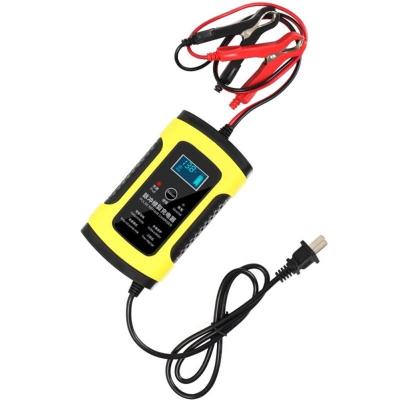 China Motorcycle  12V 6A Fully Intelligent Pulse Repair Charger LCD Display For for sale