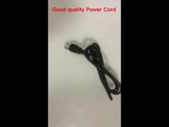 3 Core Computer Power Cord For PC Laptop US Plug Rubber