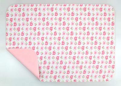 China Wipeable Non Toxic Baby Changing Pad Fold Up Changing Mat PE Waterproof Layer for sale