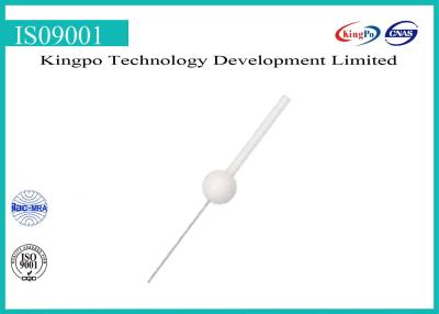China Prueba Rod 2.5m m del IEC 60529 de la punta de prueba del finger de la prueba de IP3X con el certificado de la calibración en venta