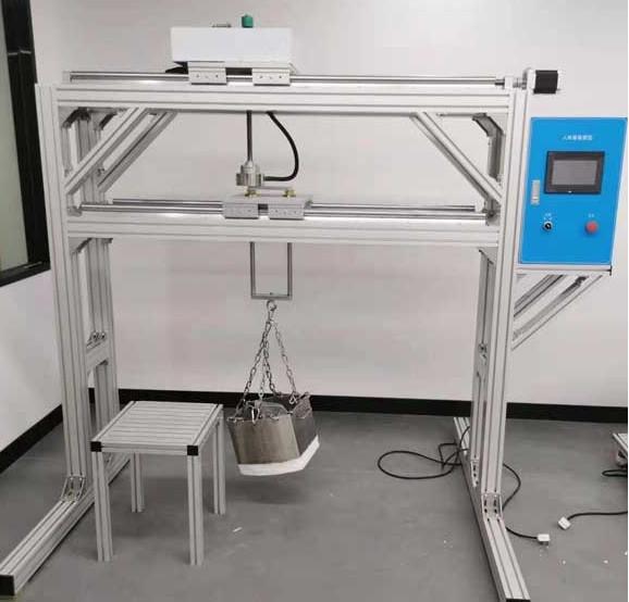 IEC 60601-1 Clause 9.8.3.3 Loading Test Machine 1500N Max 150mm Drop Height