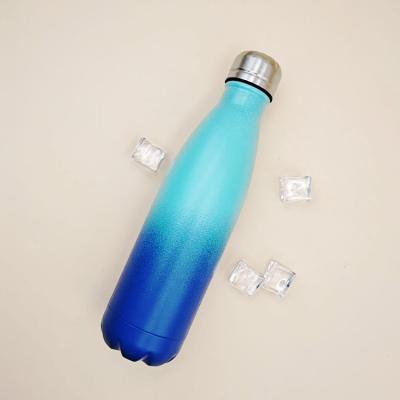 China Stainless Steel Water Bottle 500ml 750ml Thermos Cola Shape Vacuun Flask Viable Water Bottle for sale