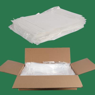 China Customized Clear LDPE Fanfolded Pre Opened Bags Textile Packaging for sale