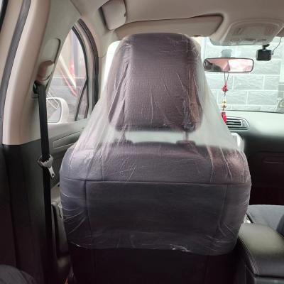 China Plastic Disposable Car Seat Cover Bag , 20-200microns Square Bottom Bag for sale