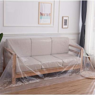 China Hot Sale Plastic Bag Sofa Cover Waterproof Slipcover Sofa Covers For Dogs Pets Kids Furniture Protector for sale