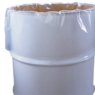 China Transparent Plastic 55 Gallon Drum Liner Bags With Round Bottom 208 Liters for sale