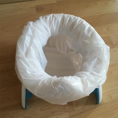 중국 Customized Drawstring Disposable Potty Liners Travel Potty Refill Bags Fit Baby Adult 판매용