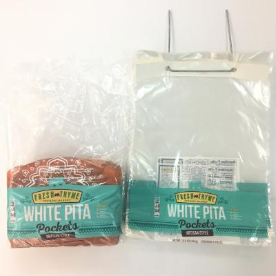 China Custom Printed Thick 0.05mm Bread Packaging Bags Clear Plastic LDPE for sale