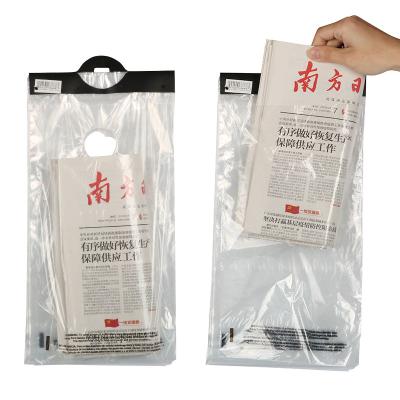 China Thickness 0.008mm 0.015mm Plastic Newspaper Bags Weather Dust Proof' for sale