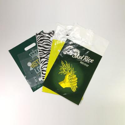 Китай Продуктовые сумки изготовленного на заказ HDPE LDPE логотипа Biodegradable с ручкой отверстия продается