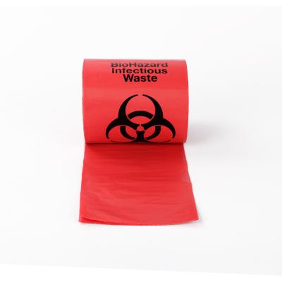 China HDPE LDPE PP Thick 50 Micron Biohazard Specimen Bag Customize Size for sale