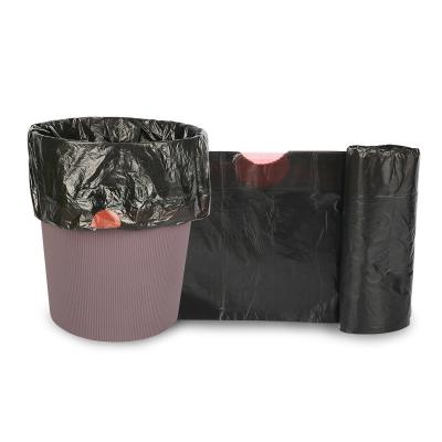 China Custom Jumbo 55 Gallon Recyclable Garbage Bags Black Plastic LDPE for sale