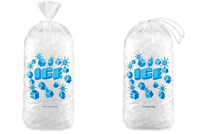 China Bolsos de hielo reutilizables de 40 micrones en venta