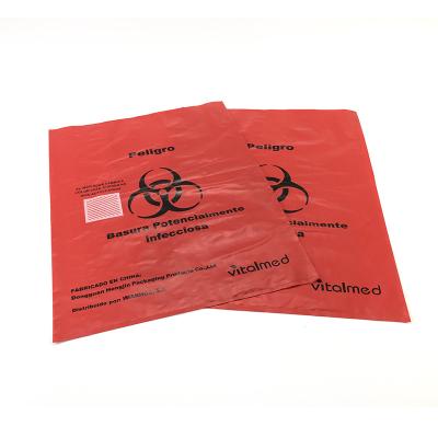 China High Strength Polyethylene Chemo Biohazard Plastic Bags HDPE LDPE PP for sale