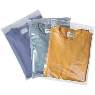 China OEM ODM 0.07microns Custom Ziplock Bags For Clothes Packing Storage for sale
