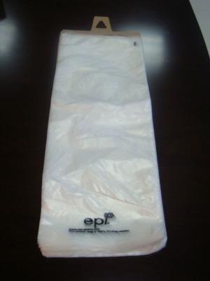 China LDPE transparente do HDPE do saco plástico feito sob encomenda do jornal do botão de porta à venda