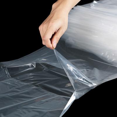 China Single Side Opening Clear LDPE Fanfolded Perforated Pre Opened Bags In Box for sale