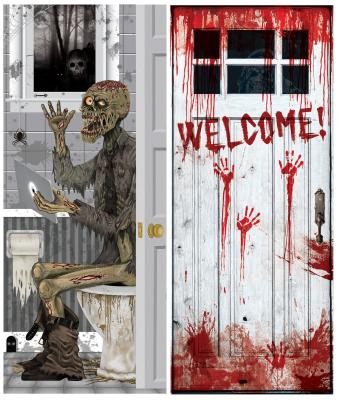 China LDPE 30”x 72”Creepy Look Door Cover Assortment for sale