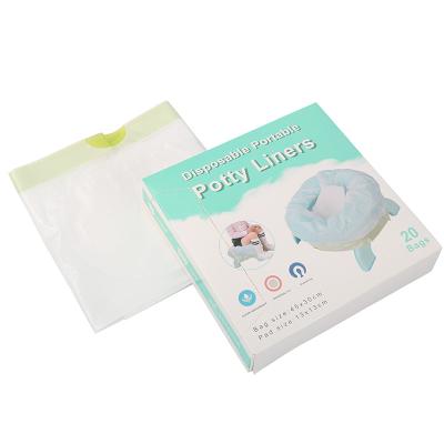 China Plastic Potty Refill Bags For Toddler , Universal Travel Potty Bags Fit Most Chairs for sale